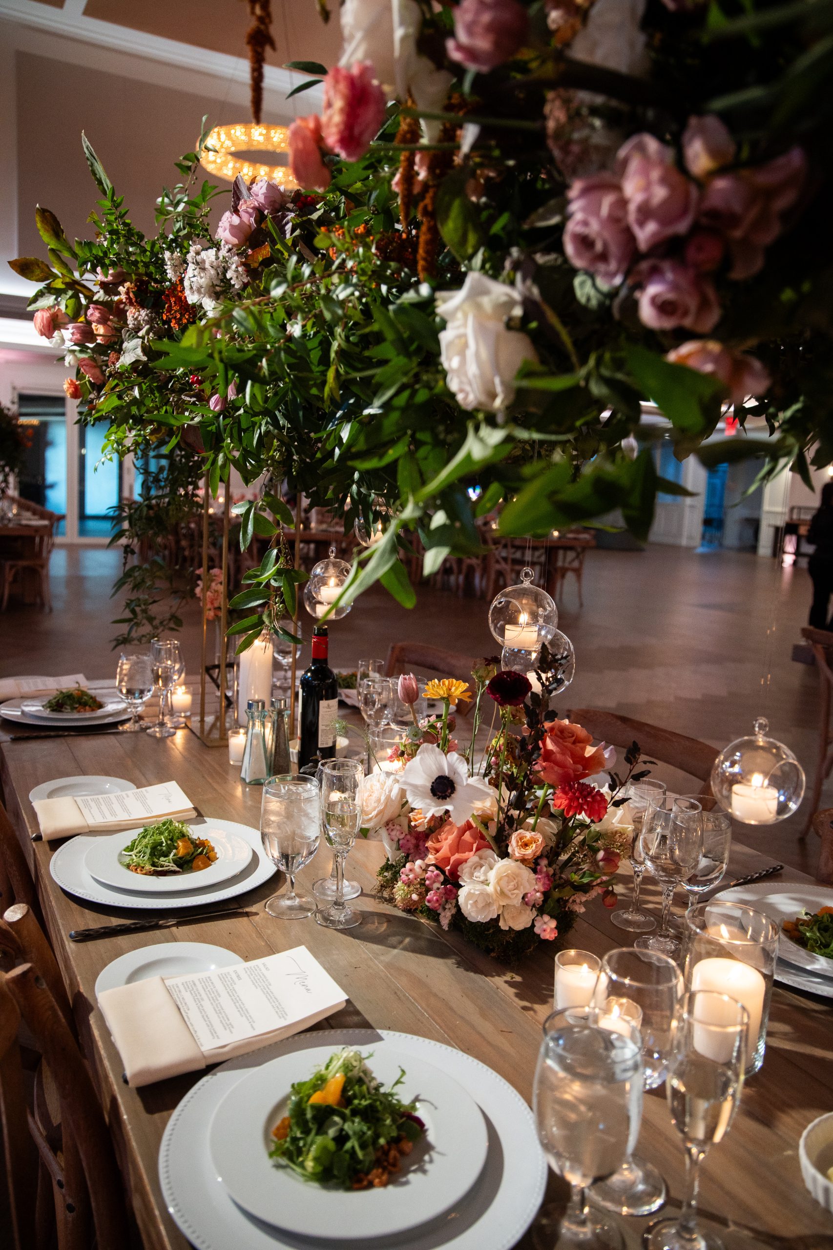 centerpiece at a wedding